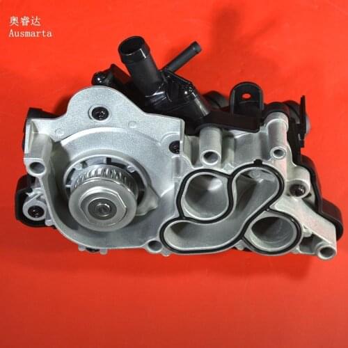 1 PCS Hella high-quality water pump assembly + thermostat for Golf 7 1.6 04E121600A 04E 121 600 A