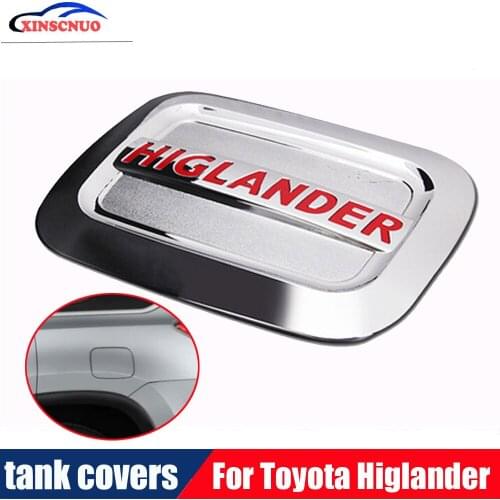 Car Styling Refitting Oil For Toyota Higlander Refit Special Fuel Tank Cap tank Cover Sticker Trim Accessories