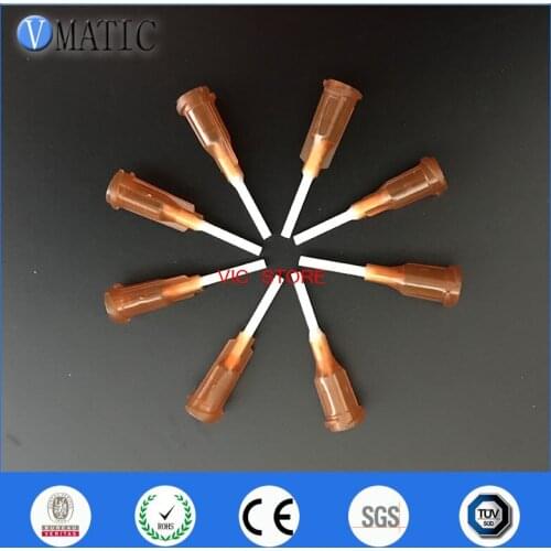 Free Shipping 15G Precision Quality S.S. Dispenser Needle Tip 0.5" Tubing Length Glue Dispensing Needles 1/2 Inch