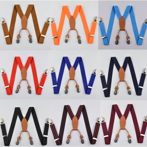 Free shipping 4 clip Children/ kids/baby strap pants/ trousers Suspenders adjustable and Brace Elastic clip belt