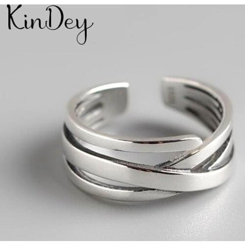 Bohemian Charm Boho Chains Rings For Women Lover Wedding Bridal Valentines Gifts Men Open Retro Antique Rings 2021