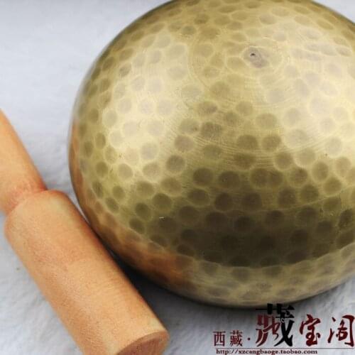 Bronze Decoration Tibetan Singing Bowl Hand Hammered Chakra Religion Belief Wholesale bronze Bowls Striker price Factory