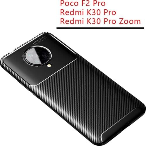 Case for xiaomi poco f2 pro f2pro bumper cover on redmi k30 pro zoom protective phone coque back bag silicone matte soft tpu 360