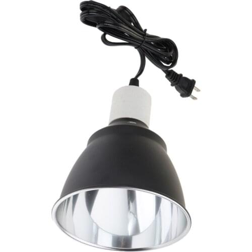 E27 Pet Reptile Ceramic Heating Light UVA Halogen Bulb Lamp Holder US Plug