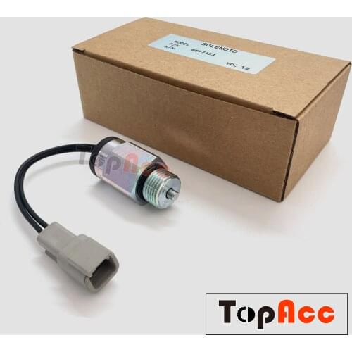 12V Fuel Shutoff Solenoid 6677383 For Bobcat Loaders 751 753 763 773 863 864 873 883 963 Lock Solenoid Spool