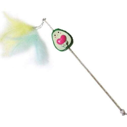 Pet Toys Teasing Feather Tease Funny Cat Stick Pet Toy Crystal Tube Tassel Bell Interactive Tease Cat Rod New