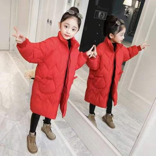 New Sale Kids Toddler Girls Jacket Coat Parkas For Children Outerwear Casual Leisure Baby Girls Outwear Autumn Winter Parkas