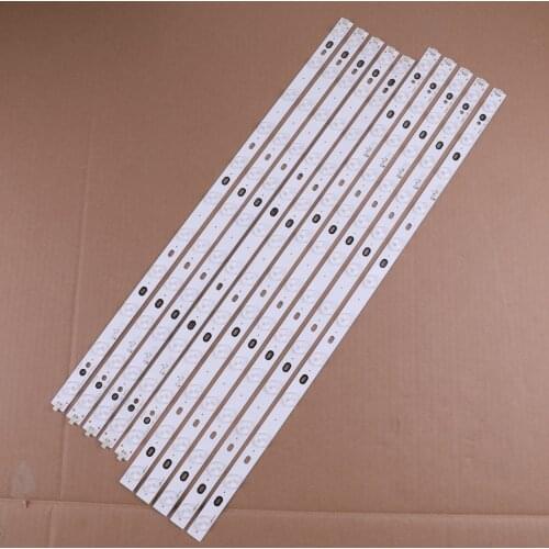 New Kit 10pcs LED backlight strip for LED58R5500F V580HK1-L06 V580H1-LD6-TLDC2 V580H1-LD6-TRDC2 V580H1-LD6-TLDC3 TRDC3