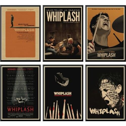 Whiplash Miles Teller classic movie film poster kraft paper bar poster Retro Poster decorative painting 42X30cm
