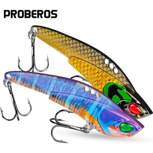 PROBEROS 12-22g VIB Pencil Fishing Lure 6 Color fishing tackle 6-7.7cm Length Fishing Bait