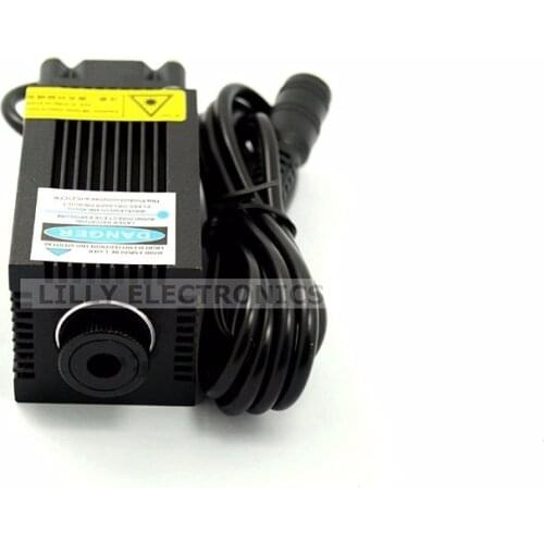 Q-BAIHE 12V Focustable 405nm 500mw Ajustable Blue/Violet Laser Dot Module for Carving