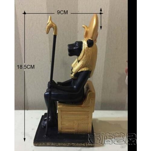 5 STYLE ANCIENT EGYPT GOD ISIS GODDESS STATUE RESIN CRAFTS OSIRIS BENNU ART SCULPTURE HOME DESKTOP DECORATION OFFICE