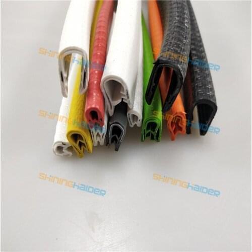 10m 504U3 13X8mm stuck panel thickness 1.5-3.5mm U type sealing strip U type rubber sealing strip for cars or table etc