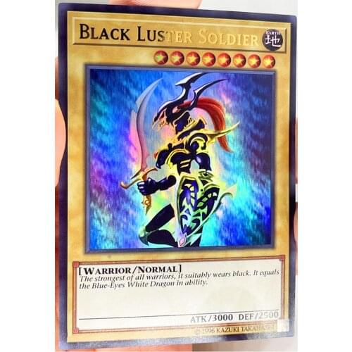 Yu Gi Oh SR Black Luster Soldier English DIY Toys Hobbies Hobby Collectibles Game Collection Anime Cards