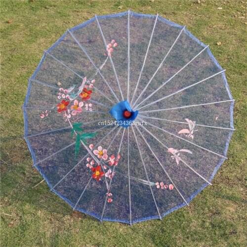 10pcs Wedding Umbrellas Parasols Chinese Long-straight Transparent Sun Umbrellas Wedding Gift Party Favors Wholesale