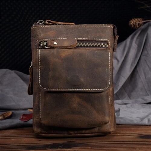 2021 Mans Crossbody Shoulder Bag Men Handbags Large Capacity Genuine Leather Messenger Bags Tote Bag K031