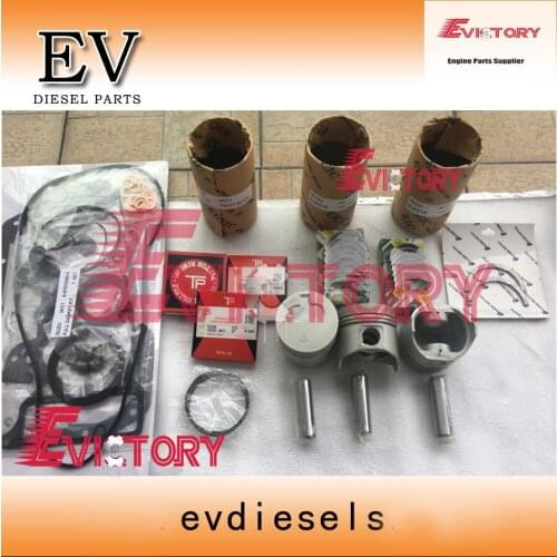 3KC1 rebuid kit piston + ring liner kit gasket set bearing set for ISUZU excavator