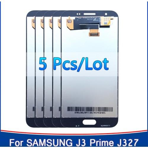 5 pcs/lot 5.0" LCD Screen For Samsung Galaxy J3 Prime J327 J327T J327P J327T1 J327V LCD Display Touch Screen Digitizer Assembly