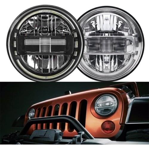For Jeep wrangler JK 2007-2017 Headlight 7 inch lamp headlight J370 Lantsun