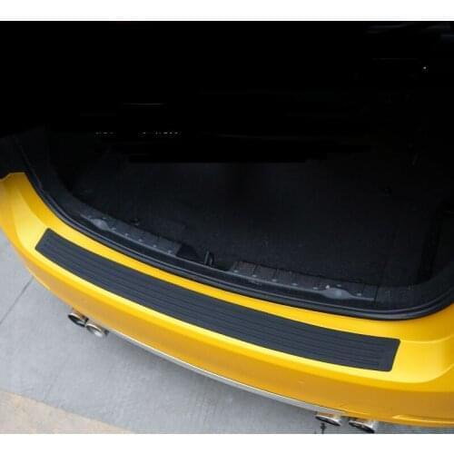 Alijunda Car trunk bumper trim rear guard plate modified protective strip For Fiat Punto 500 Palio Argo grande panda Lifan X60