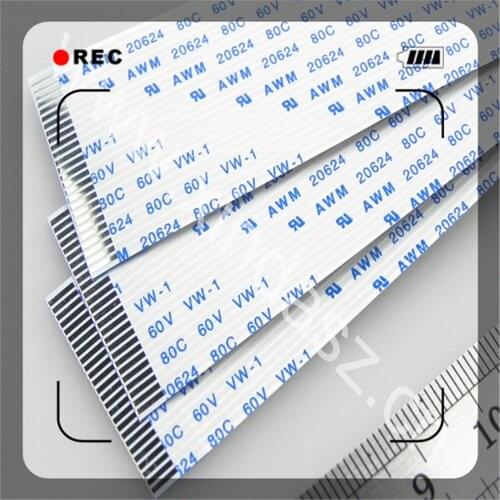 Free Shipping AWM 20624 80C 60V VW-1 1.0mm 26pin 100mm length type A Electronic Flexible Flat FFC Ribbon Cable 5pcs/lot