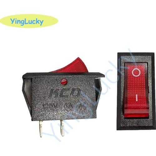 10pcs Pandora box KCD3 Rocker ON-OFF ON-OFF-ON 2-Position 3-Pin With Lighting Power Switch 16A 250VAC/20A 125VAC