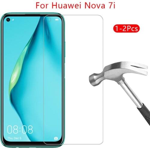 Case for huawei nova 7i cover tempered glass screen protector on nova7i 7 i i7 protective phone coque bag accessories global 360