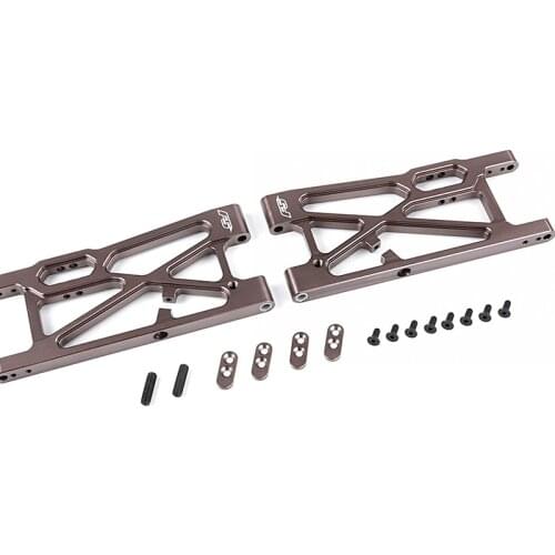 CNC Alloy Rear Lower Suspension A-Arm Set for 1/5 Rovan Rofun F5 MCD XS-5 RR5 Truck Rc Car Parts
