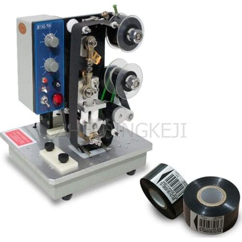 Electric Ribbon Coding Machine Equipment 220V / 200W Automatic Thermal Transfer Food Industry Production Date Packaging Tools
