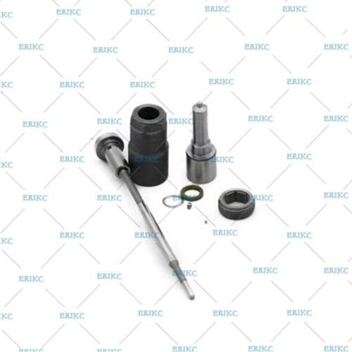 ERIKC Diesel Common Rail Injection Repair Kit Nozzle DLLA143P1404 Overhaul Kit Valve F 00R J00 447 for Injector 0445120043