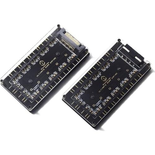 RGB Fan Controller For ASUS AURA 5V 3 Pin RGB Hub SYNC Splitter 3Pin Header Motherboard Fan Magic Synchronous Fan Controller PC