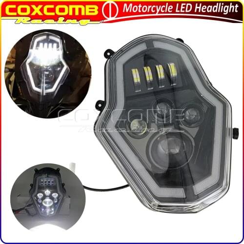 Motorcycle LED Headlight Assembly W/ DRL Daytime Running Light Hi/Lo Beam Lamp For Adventure 1190 1090 1290 Super ADV R 15-2018