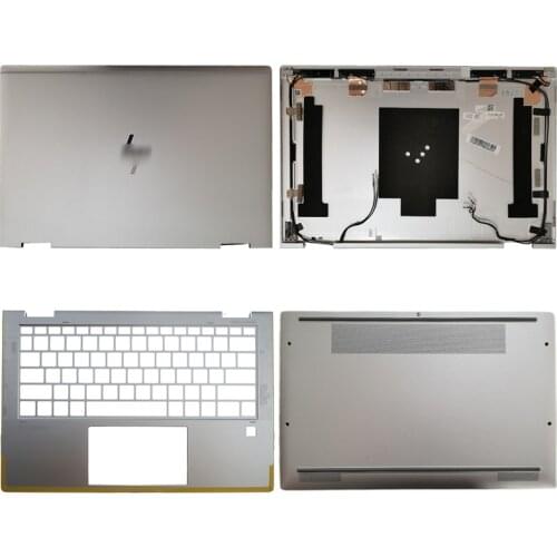 New LCD back cover with screen/antenna/bottom case cable for hp elitebook x360 1030 g3 portable shield silver