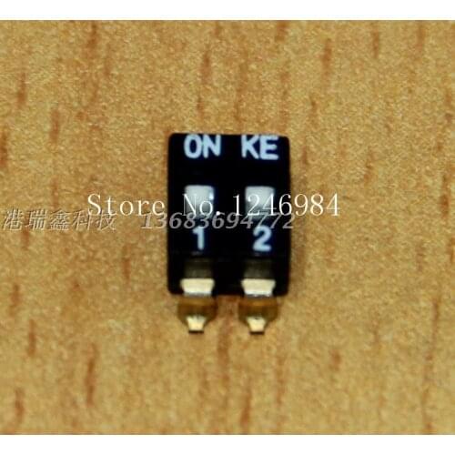[SA]SMD DIP switch DIP switch combination switch KE patch 2.54-2 bit authentic--100PCS/LOT