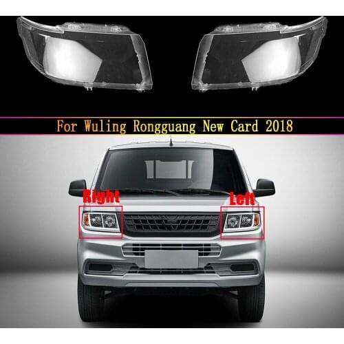 Car Replacement Headlight Shell Front Auto Lens Glass Headlamp Transparent Light Cover For Wuling Rongguang New Card 2018