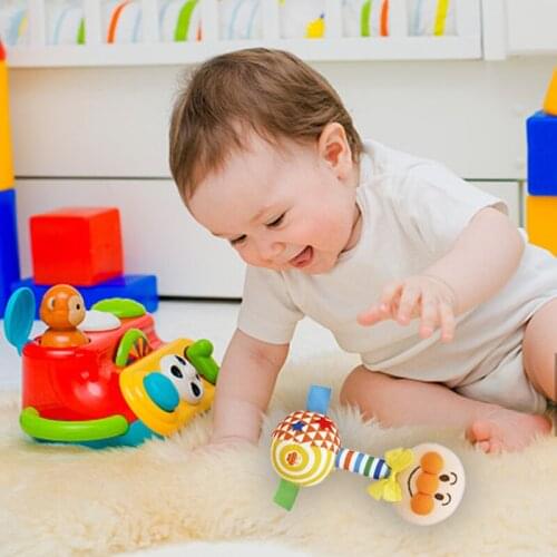 Fun Little Loud Bell Baby Cloth Handbell Baby Early Educational Toys Inspiring Intellectual Baby Ball Rattles Comfort Toys