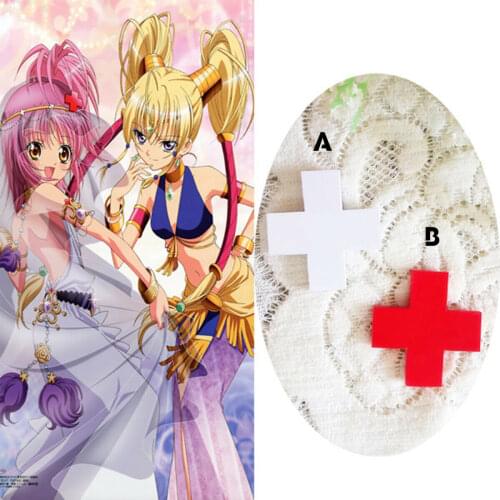 1pc Anime Shugo Chara Hinamori Amu Cross Hairpin Hair Clip Handmade Cosplay Prop