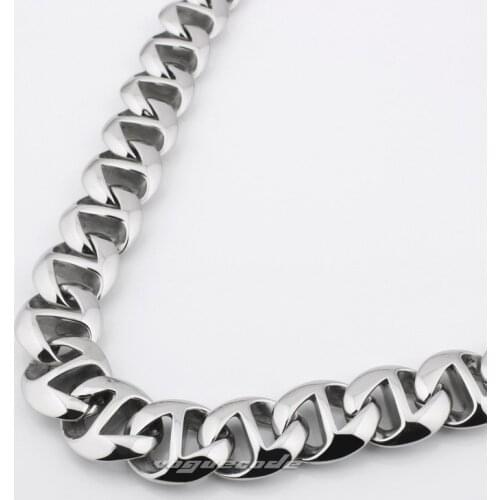 18" ~ 36" Huge & Heavy 316L Stainless Steel Mens Biker Necklace 5Q008BN_#24