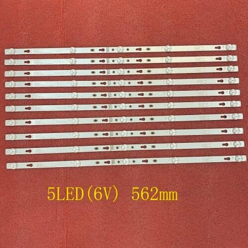 30pcs/lot LED Backlight bar For TCL 32S6500S 32S6500 32S5300 32D1200 Philco PTV32D12D PTV32D12 4C-LB320T-DSA DSR 32HR332M05A7 V2