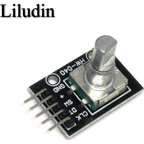 360 Degrees EC11 Rotary Encoder Module For Arduino Brick Sensor Switch Development Board KY-040 With Pins Liludin