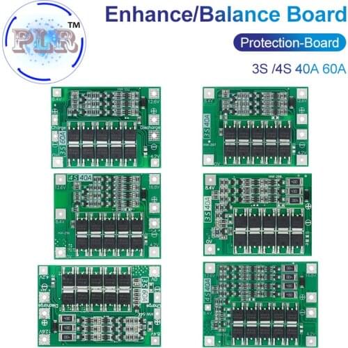 4S 40A Li-ion Lithium Battery 18650 Charger PCB BMS Protection Board with Balance For Drill Motor 14.8V 16.8V Lipo Cell Module