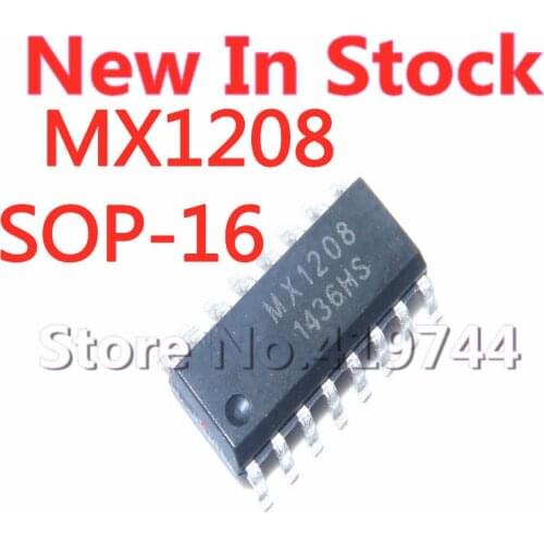 5PCS/LOT MX1208 MX1208RX SOP-16 Dual Brush DC Motor Driver IC In Stock NEW original IC