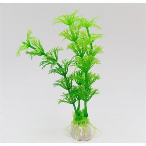 6pcs Artificial Plastic Green Grass Plants Aquarium Decoration Underwater Fish Tank Ornament Landscape Decor