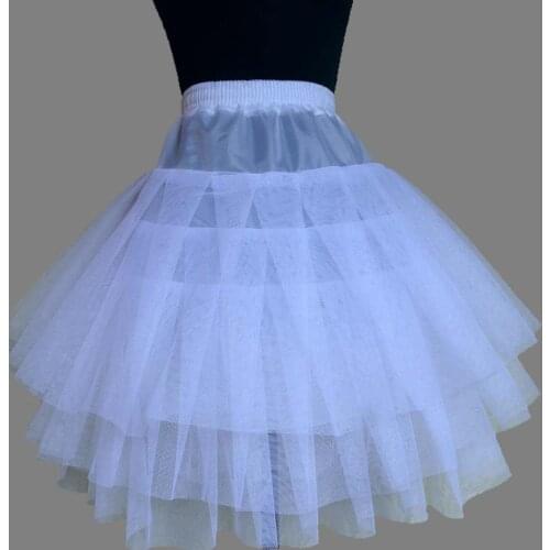 3 Layers Kids Child Short Petticoat For Flower Girl Wedding Accessories Lolita Skirt Underskirt Crinoline Vestido De Novia