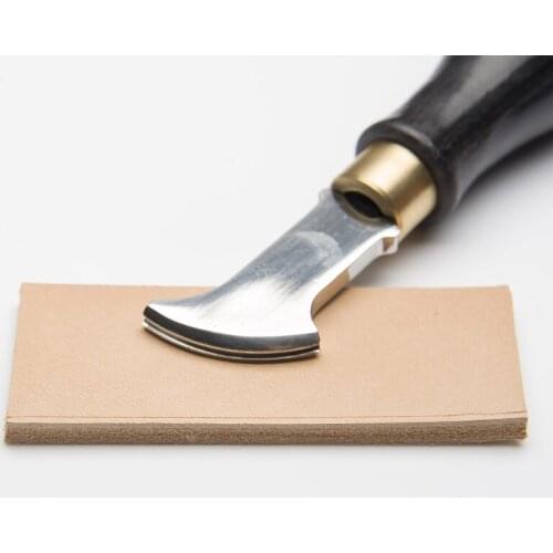 Engraving Pen Multifunctional Adjustable Creaser Ebony Leather Scriber Tool Manual Drum Edge Line Edge Holder Leathercraft Tools