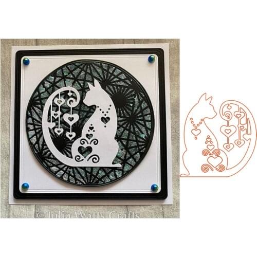 Metal Cutting Dies heart pendant cat 2020 New Crafts Die Stencil For DIY Scrapbooking Paper Cards Embossing Die Template