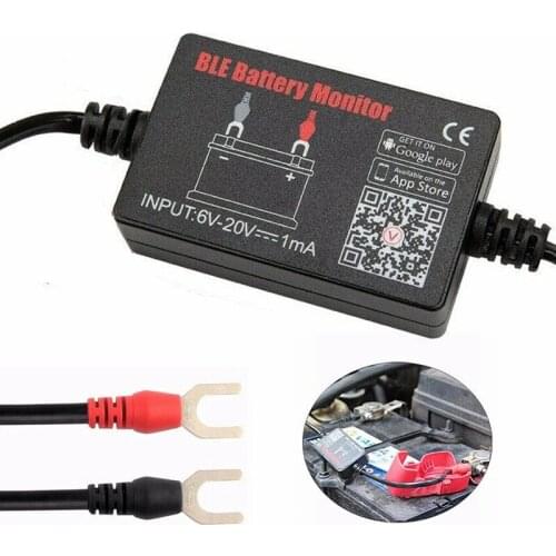 Mayitr 1pc 12V Car Battery Monitor 4.0 BM2 Voltage Meter Battery Tester Analyzer Tool bluetooth-compatible Accessories