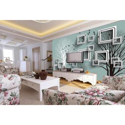 Custom Wallpaper 3D Creative Living room 3D abstract branch TV background wall Room Bedroom Decoration Wall Painting