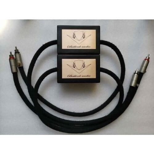 Passive pre-level signal line, black box built-in audio transformer. There are 2 times magnification, suitable for all tube amp