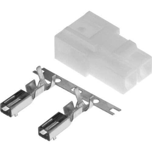 ALLOYSEED External Power Supply Cable Plug Connectors for Hytera MD600 MD610 TM800 for Kenwood Yaesu Icom Radio Walkie Talkie